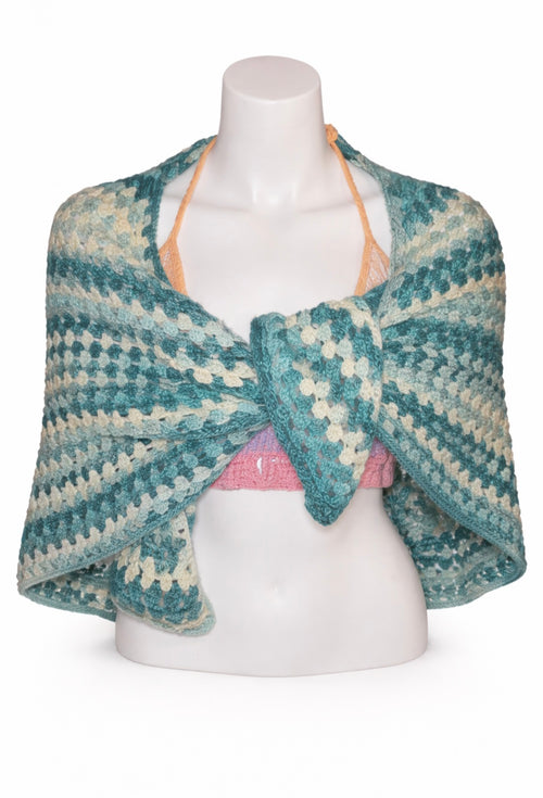 Granny Stitch Triangle Shawl